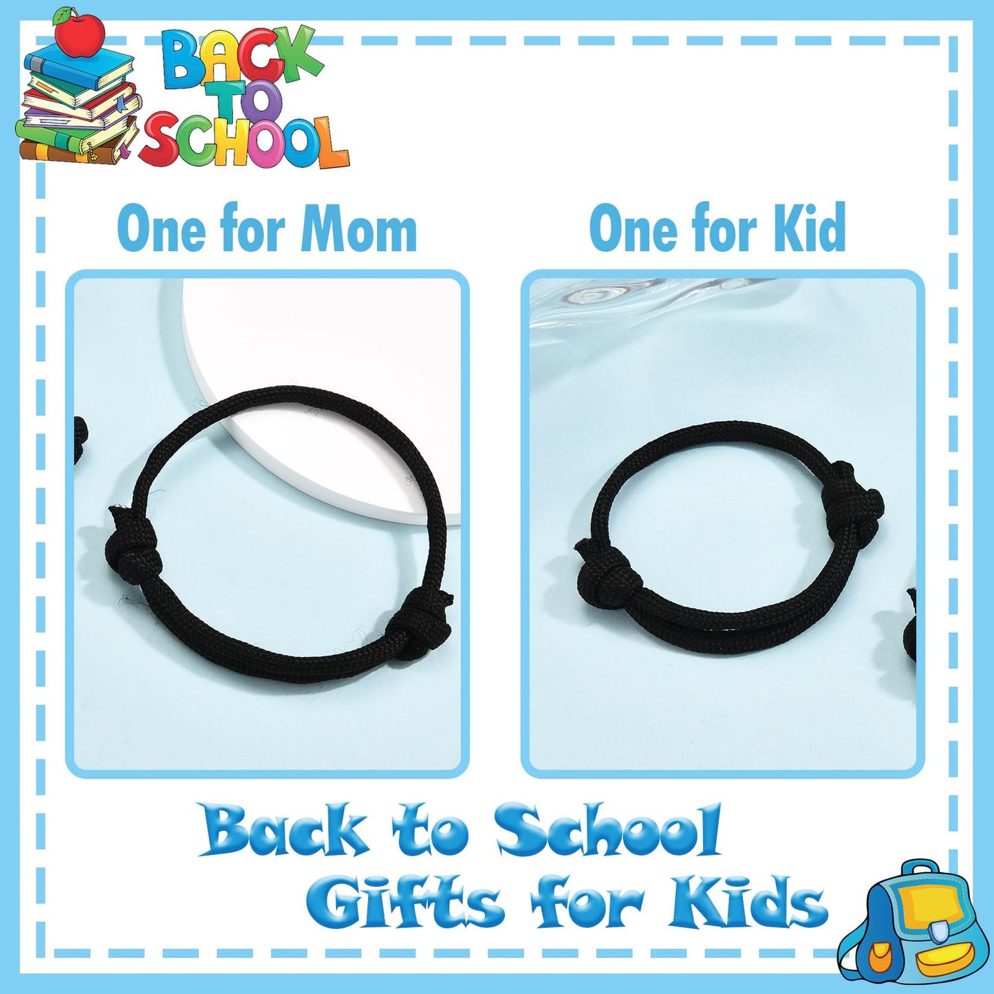 First Day of School Gifts Mommy and Me Bracelets Mother Son Back to School Gifts
