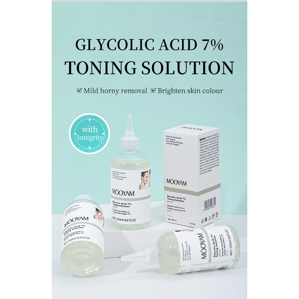 7% Glycolic Acid Exfoliating Toner Fruit Acid Toner Glycolic Acid Toner Moisturizing Toner 250mL