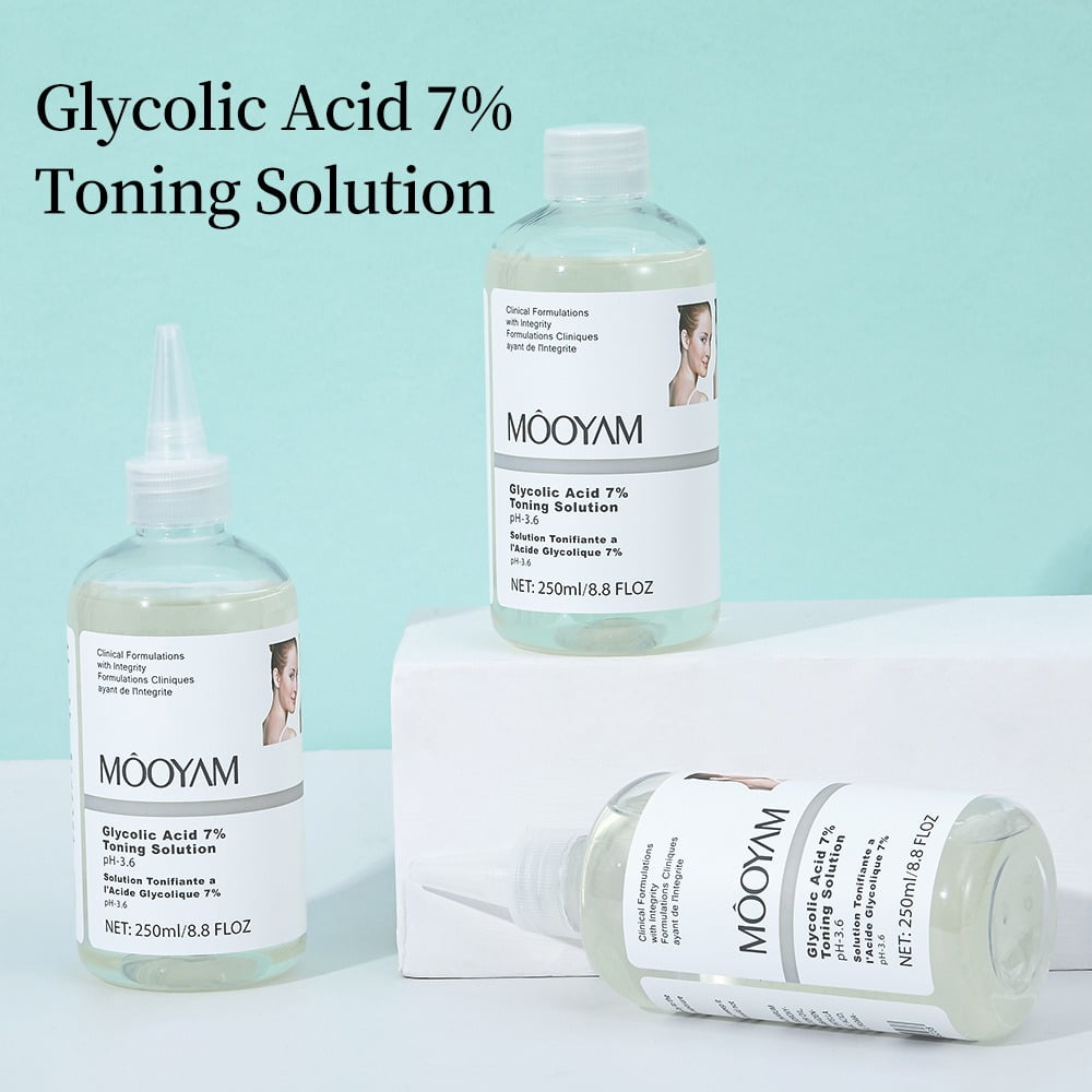 7% Glycolic Acid Exfoliating Toner Fruit Acid Toner Glycolic Acid Toner Moisturizing Toner 250mL