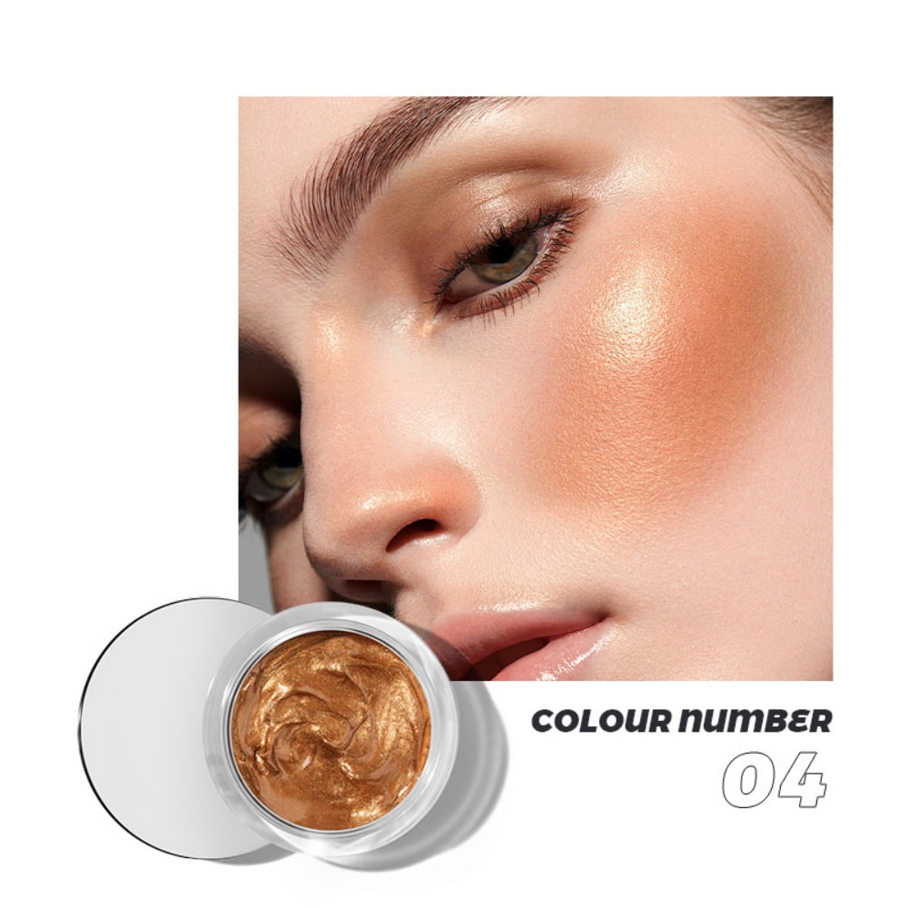 Blush Glow Lipstick Blush Cream Cheeks Lips Eyes 3 in 1 Makeup Highlights Blend Colors for Lasting