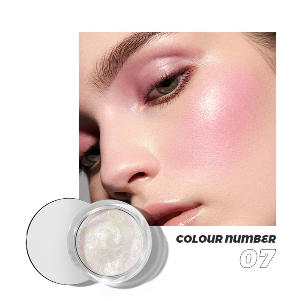 Blush Glow Lipstick Blush Cream Cheeks Lips Eyes 3 in 1 Makeup Highlights Blend Colors for Lasting