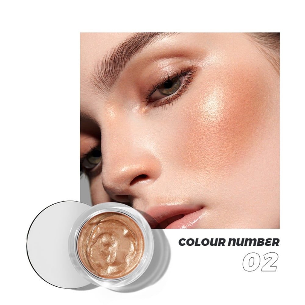 Blush Glow Lipstick Blush Cream Cheeks Lips Eyes 3 in 1 Makeup Highlights Blend Colors for Lasting